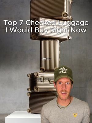 These are the top 7 check in luggage I would buy right now  #productdesign #top7recs  #luggage
