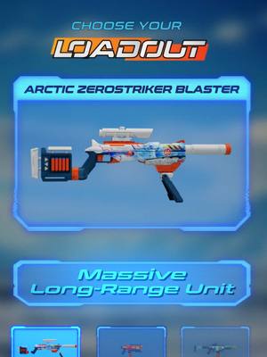 ⟷RANGE MAXED!!!⟷   Check out the Nerf Loadout Arctic Zerostriker blaster at Target