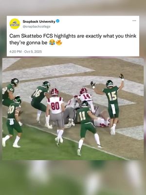 Cam Skattebo was a man amongst boys! 😳 #cfb #college #football #camskattebo #fyp 