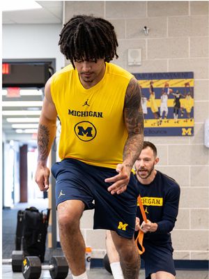 Working together as one.  Watch Michigan Made Episode 2 on the Michigan Athletics YouTube channel!  #GoBlue | Presented by University of Michigan Credit Union