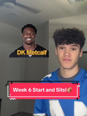 Are you starting these players in week 6? #fantasyfootball #fantasyfootballtips #fantasyfootballadvice #nfl #nflfantasy 