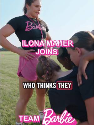 You Can Be Anything 💪 just keep showing up. @Ilona Maher joins Team Barbie to show girls how to play (or train) for confidence, in honor of this year’s International Day of the Girl.