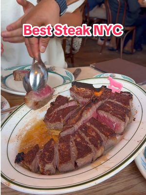Trying the most famous steakhouse in the world! 📍 Peter Lugars, Brooklyn  Hat from @yeschef.supply  #steak #nyc #steakhouse #porterhouse #nycsteakhouse  