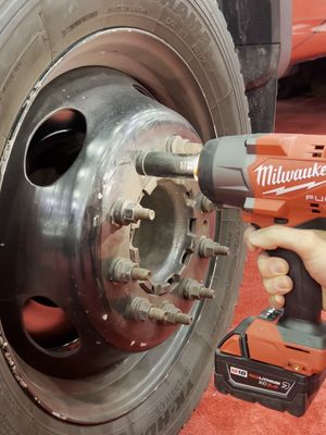 Fleet Maintenance Solutions. M18 FUEL™ 1/2" High Torque Impact wrench w/ Friction Ring #UtilityExpo2025 #MilwaukeeTool #NothingButHeavyDuty
