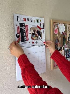 how to make your own digital scrapbook calendar using canva print 😍 It’s super easy to do, and I love that you can make each page as creative and personal as you want! #DIY #printwithcanva #ad