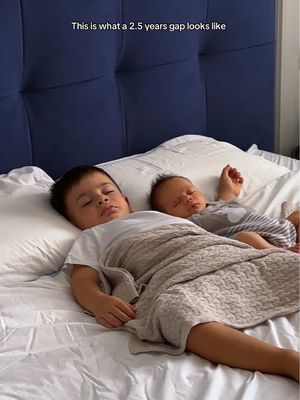 This is what a 2.5 years gap looks like 🫠 #brothers #Love #toddler #newbornbaby #brotherlove 