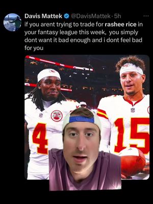 RASHEEE RICE #fantasy #football #rasheerice #chiefs  