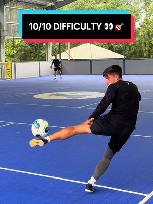 Been a while…Back with a 10/10 Difficulty 🎯 #football #footy #soccertraining #satisfying  