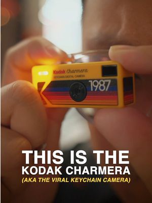 This is the Kodak CHARMERAAA! The super tiny keychain camera that everyone has been talking about.  What do you think? Would you get it?  #kodak #charmera #travel #camera #videography 
