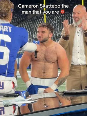 "Do you ever look at someone & wonder what's going on inside their head???" #camskattebo #nfl #tnf 