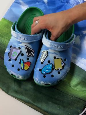 Clippy walked so these Crocs could run, purchase at the link in bio #Microsoft #FYP #Clippy #Crocs #Nostalgia @Crocs 
