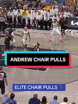 Andrew Nembhard is elite at pulling the chair 💯 🪑 #NBA #basketball #pacers #andrewnembhard #