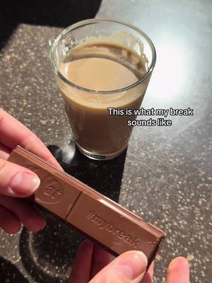 The best sound ❤️ #break #sound #kitkat 