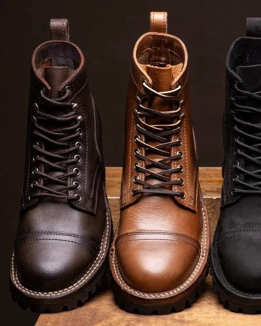 Five New Challenger Boots! 🏁🏁 A prominent boot reviewer (and Thursday fan) once asked us, “Can you make a heavy duty boot with product details in-line or better than the most expensive boots on the market?” Last year we accepted the Challenge and have been so appreciative of the positive response since.  Today we’re excited to add two rare Black Label leathers from Horween to the collection and three Rugged & Resilient leathers (hey Thursday Black Matte fans! 👀👀). #ThursdayBoots  #MensBoots #BootSeason 