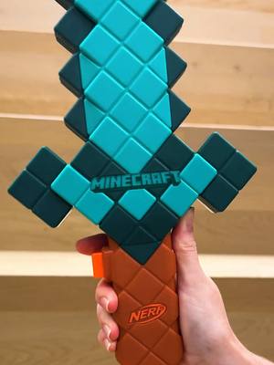 Diamond legendary 💎🎯   Check out the Nerf @Minecraft Diamond Sword blaster