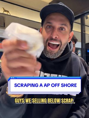 I AM SCRAPPING AN AP ❗️ Stay tuned for the whole result to see if I make $$$ on Monday ❗️#Mosesthejeweler