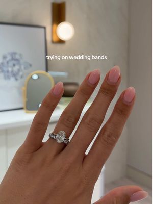 picking out our wedding bands!! we went to the @Brilliant Earth location in chestnut hill. I’ve loved this brand for many many years because their pieces are stunning & their jewelry meets the highest responsible sourcing standards. it feels so full circle for me to work with their team & pick out our rings here!🥹 #BrilliantEarth #ad #weddingrings #weddingplanning #2026bride 