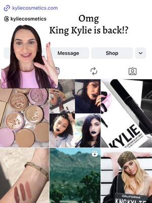 Omg King Kylie is back!? @Kylie Jenner @Kylie Cosmetics I’m here for this!  #kyliecosmetics #newmakeup #kingkylie #2016makeup #kylielipkit 