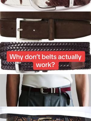 To belt or not to belt? I personally think belts add a nice touch to your outfit…but they don’t actually work to hold your pants up. What do you think? 