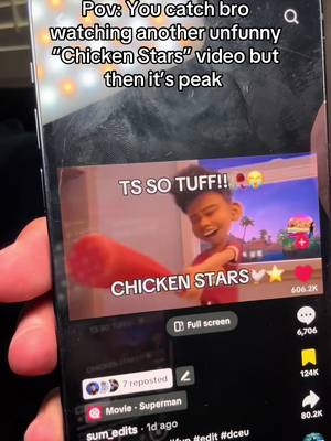 chicken STARRRRR MANNNNNN🗣️ #fyp #chickenstars #meme #superman #funny 