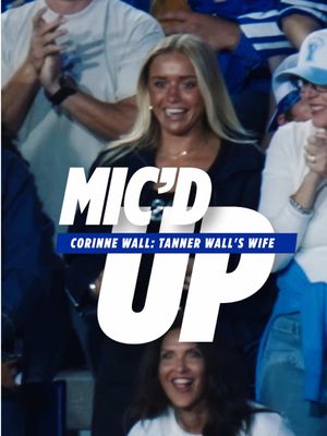 MIC’D UP with Corinne Wall (Tanner's Wife) watch the full video on YouTube (link in bio) #byufootball #CollegeFootball #micdup 