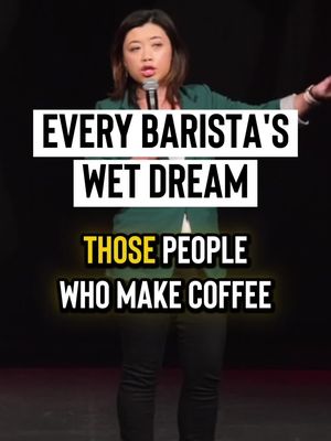 What every (okay, most) barista secretly wish they could do… Maybe it was just me, alright? When I first came to Australia, my first job was as a barista — and oh. my. god. The orders you get! Like, people would ask for a decaf soy half-shot extra-hot mocha with no foam… and I’m like — Do you want a coffee or a therapy session 🤬☕️? #comedy #standup #asian #coffee #funny