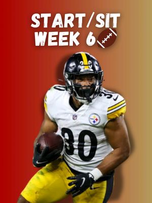 Start Sit Decisions Week 6 Fantasy Football #nflcontent #fantasyfootball #fantasyfootballadvice #startsit #fantasyfootballrankings Deciding which players to start and which to sit in fantasy football