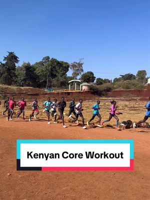 Kenyan Core workout 🇰🇪 Solid core routine for runners of all levels. No gym, weights or machines needed either 👍🏻 #Running #runner #coreworkout #runtok 