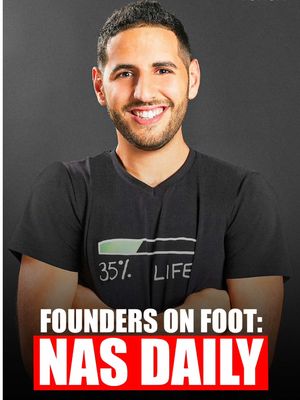 Founder on foot ft. @Nas Daily  He tells the story of @nas.io: - success of the business - biggest insecurities - how Nas spends his time as CEO - biggest advice for entrepreneurs #entrepreneurship #Tech #startup #ai 