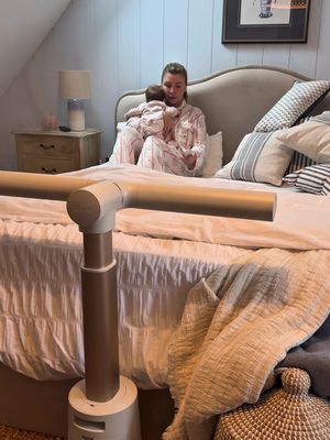 #ad Officially welcoming our third child… the TurboBlade. Quiet, stylish, keeps us chilled, both in temperature and temperament. What more could you want.  We love that it actually looks good in every room, blends straight into the space, and works for literally every part of our day. Feeding, gyming, cooking, sat on different sofas pretending to relax, you name it it just fits right in.  Powerful when you need it, gentle when you don’t, and whisper quiet the whole time. Safe to say we’re obsessed. @SharkHomeUK #SharkTurboBlade