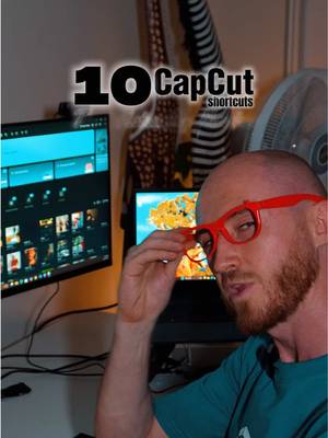 10 CapCut desktop shortcuts you need to know! Follow for part 2! #fyp #fyppage #capcut #capcuttutorial #tutorial 