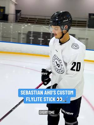 ”I can’t miss with this thing” How many points will Aho score with his FLYLITE stick this season? 😮‍💨