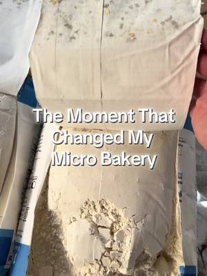This happened about six months ago, and before anything else…Sam’s club handled it immediately. They refunded me, were super apologetic (even offering a gift card as an apology for the inconvenience), and honestly couldn’t have been kinder about it. 🙌 Credit where credit is due. But this video isn’t really about the mold. It’s about what that moment did for me. At the time, I was devastated. It was a full bake day, and I had just opened a brand-new 10-lb bag of flour. Seeing mold in it felt like the worst possible timing. But it wasn’t just 1 bag, it was 3 of the 6 bags I bought, half covered in mold. Which meant I was short 30 lbs of flour…. on a bake day.  But that experience made me feel forced to switch to a new flour until the issue was resolved. So for my next batch, I decided to try Kirkland all purpose organic flour instead because so many other micro bakers swear by it.  I figured it would just be a temporary switch until everything blew over, but it ended up being the best flour I’ve ever used. The texture, the rise, the consistency… it just works for me. That one small change completely transformed my micro-bakery. The worst part is I had been want to switch for a while because I just wasn’t happy with my bread results anymore, they weren’t as full and beautiful as other bakers, why was I holding on to this one flour for so long, even when it wasn’t performing for me? Because I was too scared to try something new.  The lesson? Don’t wait for something chaotic to force you into trying something new. Whether it’s a new ingredient, a new idea, or a new direction in your business …try it before you need to. What felt like a disaster that day turned into one of the biggest blessings in disguise. 🥖✨