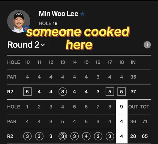 My Best nine holes ever 😍🤝🔥 -8, 28. #golf #fyp #minwoolee  
