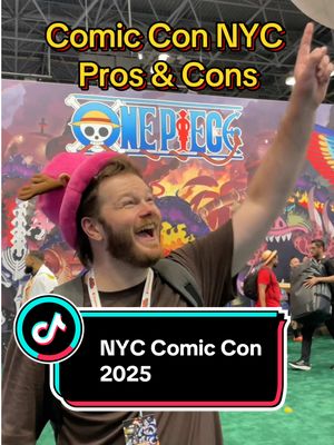 My first ever comic con and I fear I didn’t do it right 😓any tips welcome! #creatorsearchinsights #comiccon #nyc #onepiece #nyccomiccon 