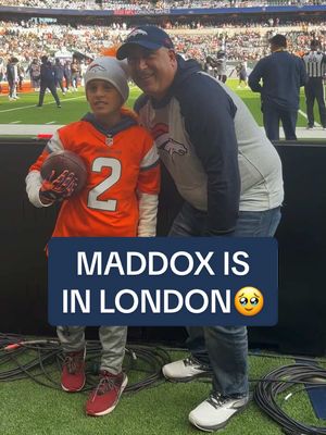 CLASS CLASS! We have Maddox in London 🥹🇬🇧 @Mary Crippen | NFeLementary™  #class #denverbroncos #surprise #nfl #london 