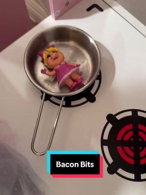 Ms.Piggy bout to be bacon bits #parenting #toddlers