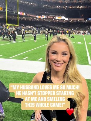 True love ❤️ #NFL #Gameday #marriagehumor #LoveStory #Saints 