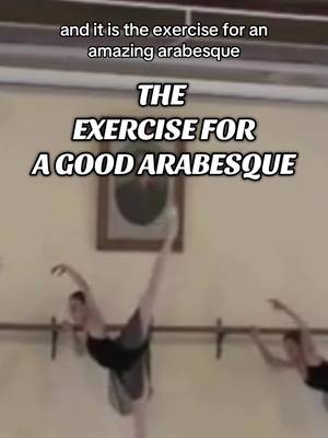 Can you do this yet? Arabesque exercise #ballet #arabesque #workhard 