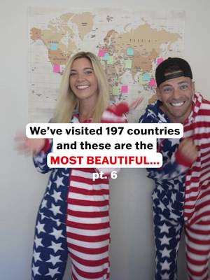 Send this to someone you want to explore the world with! We're down to the top 10 of our most beautiful countries in the world list!!! Do you agree with these ones?! #9 Norway: Norway is like if a postcard came to life! Boating through fjords was a dream! Huge cliffs, waterfalls, and picturesque water! Then there are the hikes! It is one of the countries that is at the top of my list to go back and hike! With beauty like this, it's no wonder why the Scandinavian countries always rank among the happiest in the world. #8 Pakistan: One of the most surprising countries of our trip has been Pakistan. We had heard over and over again from fellow travelers how amazing the mountains and hospitality of Pakistan were, and they weren't exaggerating. The plane ride alone in the northern region was probably the most beautiful of our trip so far. Not to mention, the northern part of Pakistan is also where we have met some of the kindest people of our entire trip! #7 The Maldives: The prettiest beaches in the world, based on our experience, are in the Maldives! So if picture perfect white sand and blue water are your thing, then this might be your place! 😉 Some of the resorts here can be ridiculously expensive! But staying on local islands and taking local ferries make it possible to experience more of the country for a fraction of the cost! The list is based on 3 main things: 1. Our experience. 2. Our research of the country. 3. Other traveler's suggestions. Honestly Em and I both made this list several times and each time came to different conclusions each time. 😜 Follow @HudsonAndEmily for the rest of our series! Image credits in comments. Inspo from @patty_geography / @patty_g7 __________________________ 🎉 Follow us @HudsonAndEmily for the best destinations + experiences for your next trip! 🌍 We're an American travel couple who's visited every country in the world (except one) and all 50 states. So if you want to travel more, we got you! ❤️