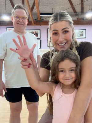 This is Andy’s daughter Cornelia! She’s going to be in our dance this week and we are so excited. We had a week of illness so I’ll be honest with you, it’s been hard and I’m so appreciative of @AndyRichterTikTok for all the hard work to get this salsa going. I’m so proud of you Andy. Even when I’m in coach mode.  It’s going to be so special for both these two princesses, and for me also 🥰🤌🏻😮‍💨 