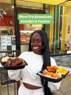 Must try Jamaican Southern Cuisine in Queens, NY 🇯🇲🍗 Check out this Jamaican/Southern fusion restaurant located in Queens, NY and it has some fire fusion indeed. From Sorrel BBQ Rum Ribs to Salmon Rasta Pasta they have it allllllll! 🔥 Overall this restaurant gets. SR Rating: A! Some dishes were more of my fav than the next but the food, service, drinks and atmosphere is very very solid at Coco’s. This is my second time going and I have to say the Rasta Pasta will always win but the Sorrel BBQ Rum Ribs were fire, the catfish was so crispy, the Mac was soo cheesy and the Don Julio Cheesecake cake was 10/10! If you have a sweet tooth you must try!  Want to find out more? Check this out.  ✨Breakfast, Lunch, Dinner, Catering 📍Coco’s Jamaican Cuisine | 203-05 Hollis Ave, St.Albans, NY 11412 Follow @stormrates for more restaurant recommendations in NYC 🗽 #jamaicanfood #southernfood #queensny #foodreview #nycfoodie 