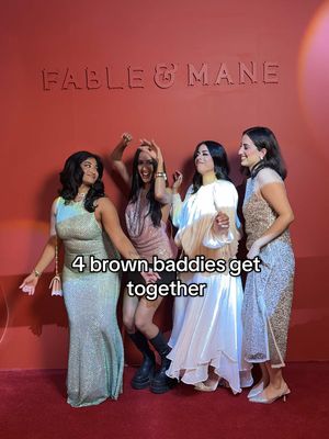 The highlight of the day was being with these 3  amazing brown girls 🥹 THANK YOU @Fable & Mane for bringing us together!!! @Seerat Saini @Gurnaz @Dania  Shahzad  #browngirls 