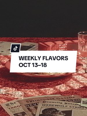 🎃 PUMPKIN SQUARE | 🍫 CARAMEL SHORTBREAD COOKIE FT. TWIX® | 🍓 STRAWBERRY MILK COOKIE FT. PIROULINE® | 🔴 RED VELVET CUPCAKE COOKIE | 🪐 GALAXY BROWNIE COOKIE | 🥜 PEANUT BUTTER CHOCOLATE CHIP COOKIE | 🍪 SEMI-SWEET CHOCOLATE CHUNK COOKIE #Crumbl A spooky surprise awaits! 👀 We don’t record calls or store data. Record your own reaction, share it on social, and tag @crumbl. By tagging us or using the hashtag #crumblhotline, you agree Crumbl may reshare your content.