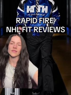Rapid Fire NHL Outfit Arrival Review 🔥🏒 #NHL #hockey #hockeytiktoks #hockeyfans #fashion 