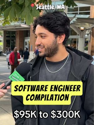 Seattle Software Engineer Compilation! How much do Software Engineers make? We asked 5 different Software Engineers in Seattle! Most worked in big tech, but one made much less…watch to find out why!  #salarytransparentstreet #salarytransparency #paytransparency #softwareengineer #softwareengineerpay   