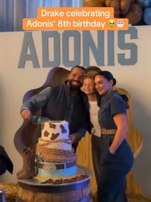 #Drake & Sophie celebrate #Adonis' 8th birthday‼️🎉 🎥 @xav #RapTV #drizzy #champagnepapi 