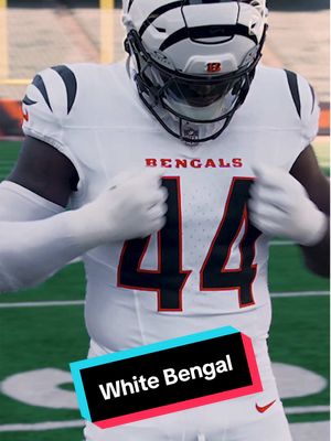 All. White. Everything. #bengals #nfl #thursdaynightfootball 