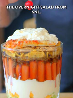SNL's nightmare overnight salad concoction 😳 #snl 