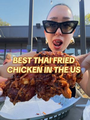 best thai fried chicken i've had outside of thailand omfg #nashville #tennessee #friedchicken #thai #thaifood #hatyai #wings #tastetest 